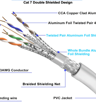 CAT 7 LAN CABLE — marine electronics installation for yachts